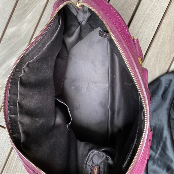 YVES SAINT LAURENT Magenta Shoulder Bag - Picture 10 of 10